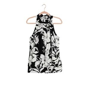 White House Black Market Floral Halter Top – Size Small – NWT MSRP $55
